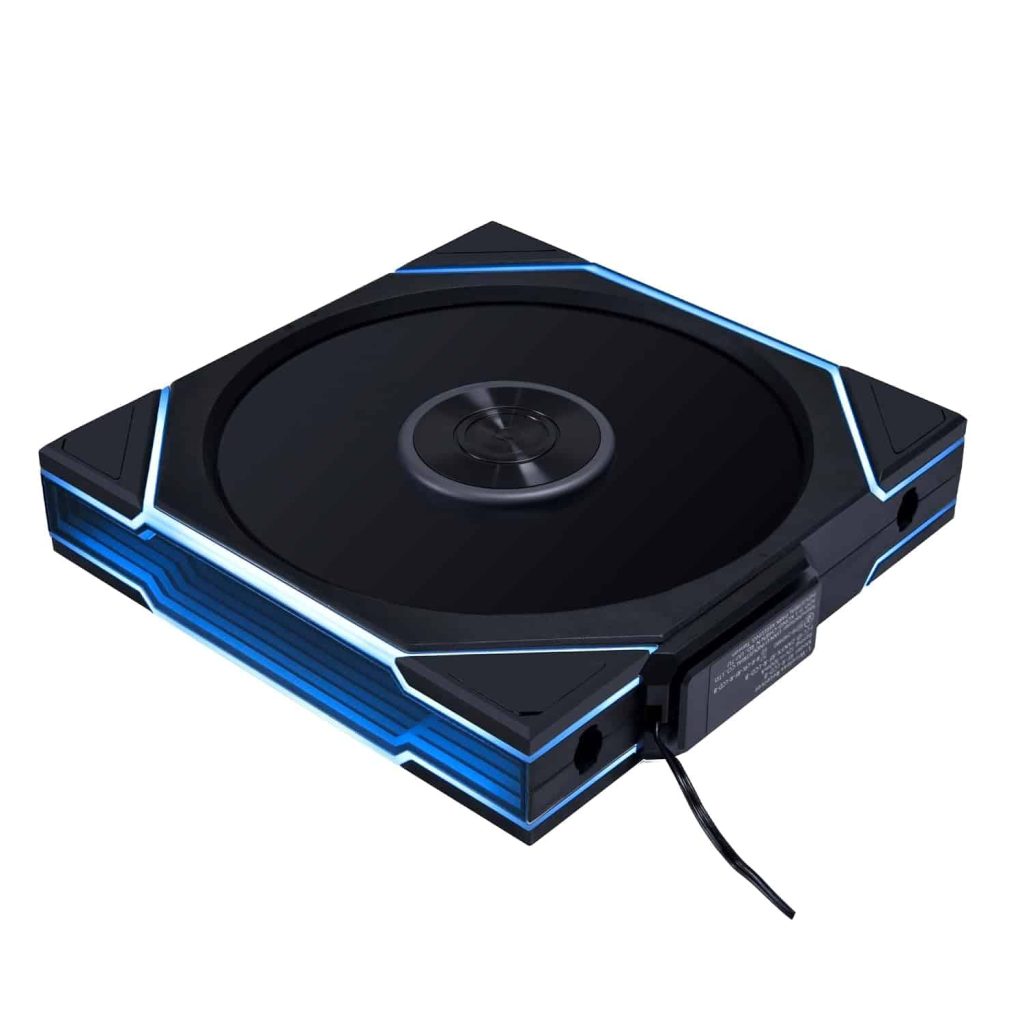 LIAN LI UNI FAN SL-INFINITY Wireless 140mm ARGB PWM Fan, Normal Blade, Black