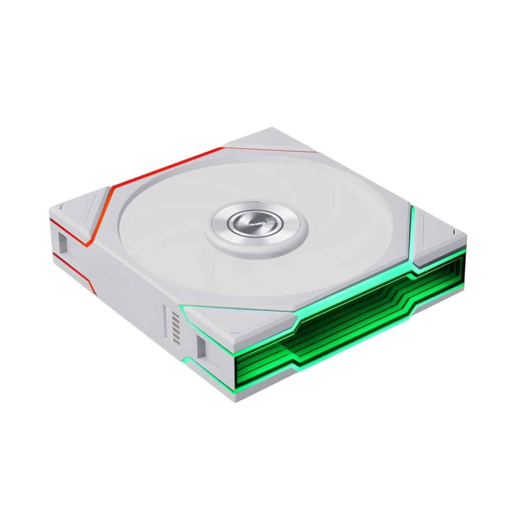 Lian Li UNI FAN TL Flex 120mm ARGB Fan – Normal Blade, Single Pack, No Controller, White (12TL1F1W)