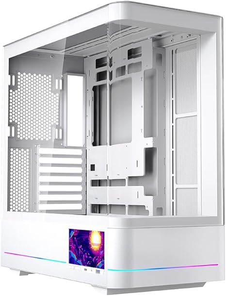 Jungle Leopard AC-02 Digital ATX Case White