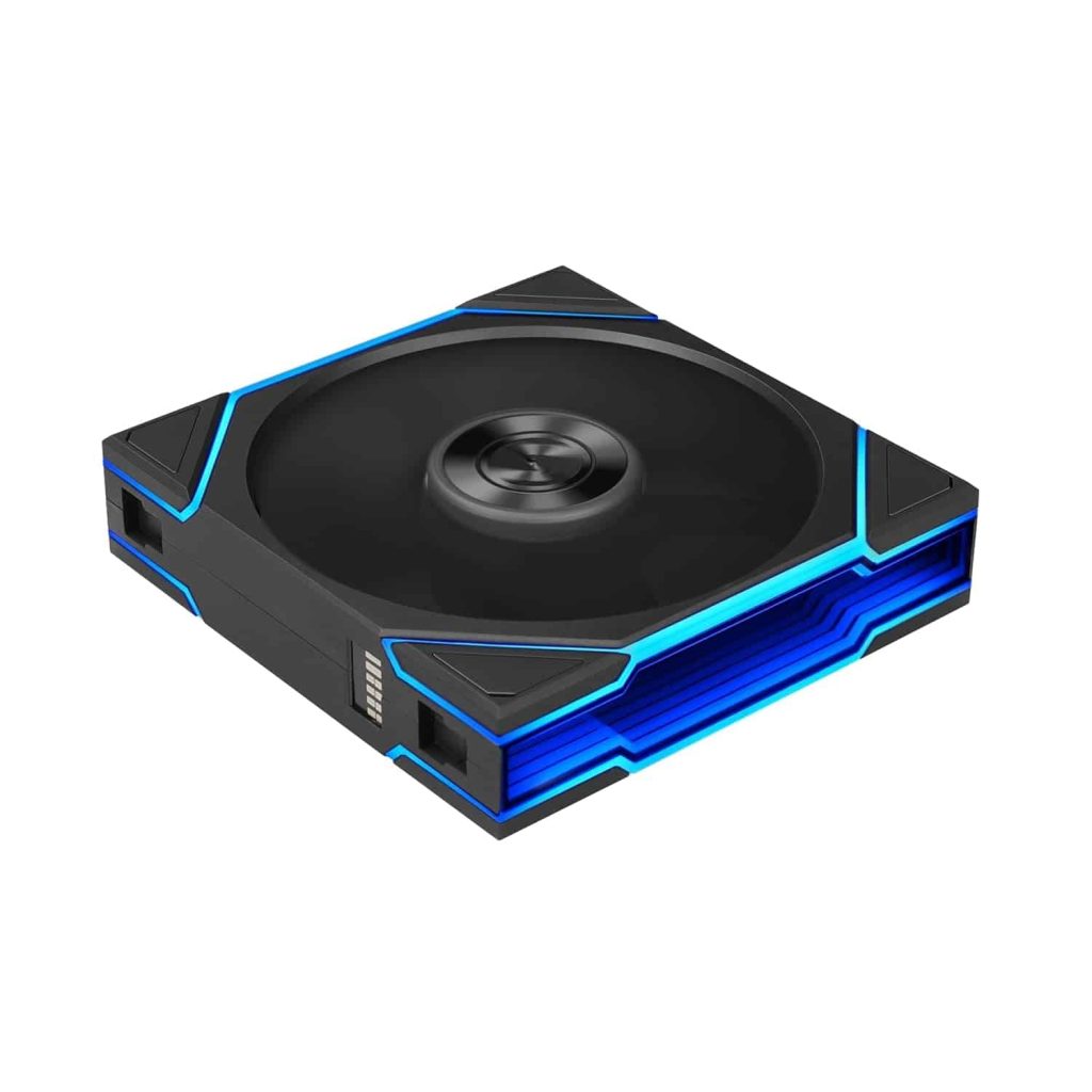 Lian Li UNI FAN TL Flex 120mm ARGB Fan – Normal Blade, Single Pack, No Controller, Black (12TL1F1B)