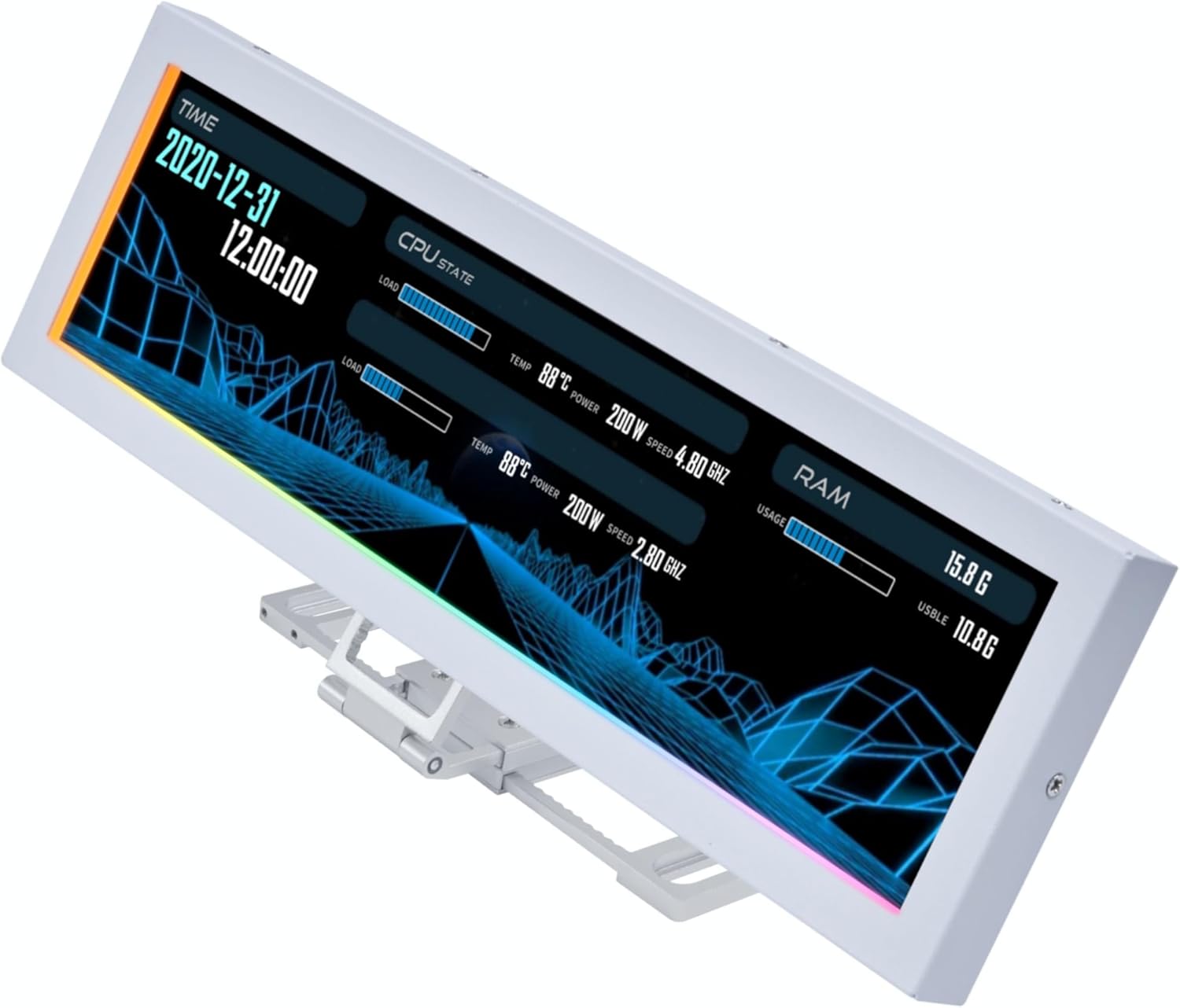 Lian Li 8.8″ Universal Screen-White-SM088W
