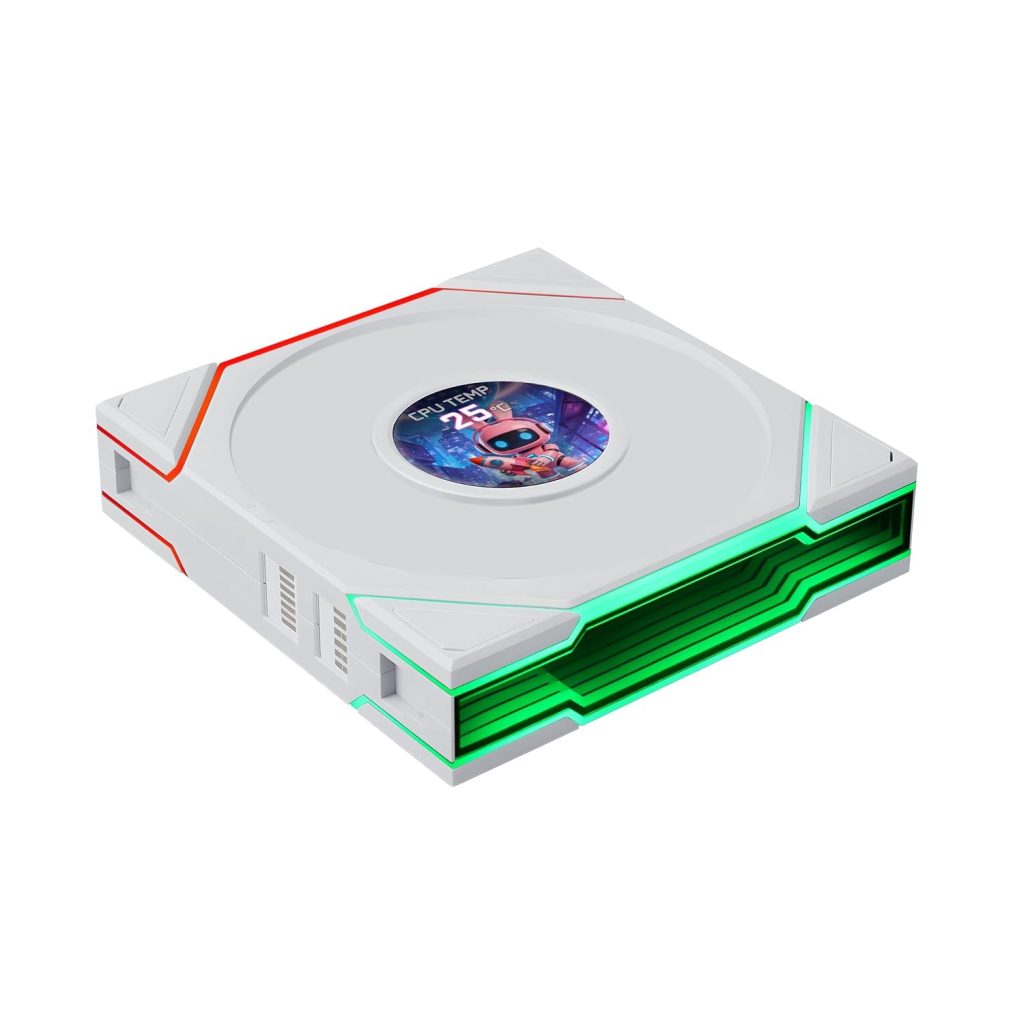 Lian Li UNI Fan TL LCD Flex-120-Normal Blade-White-12TLLCD1F1W | No Controller