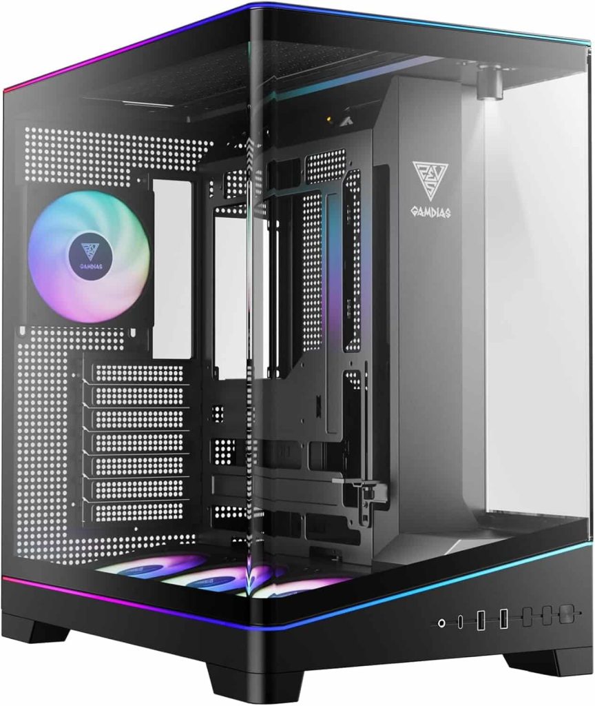GAMDIAS Atlas P6 CG Mid-Tower Case