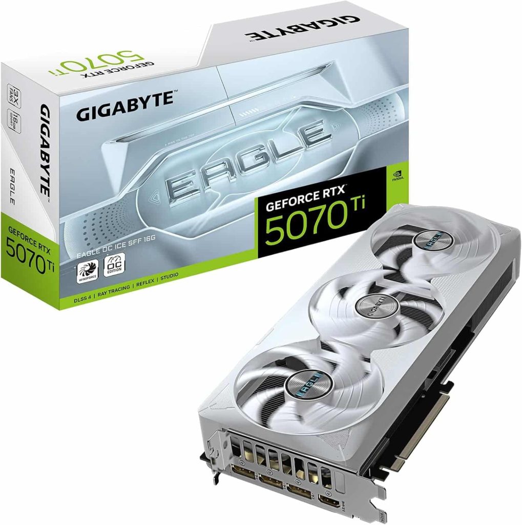 GIGABYTE GeForce RTX 5070 Ti Eagle OC ICE SFF 16G Graphics Card