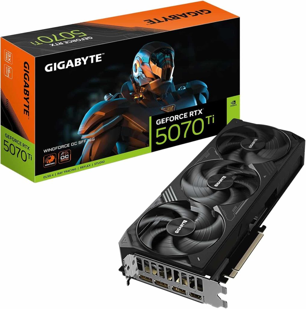 GIGABYTE GeForce RTX 5070 Ti WINDFORCE OC SFF 16G Graphics Card