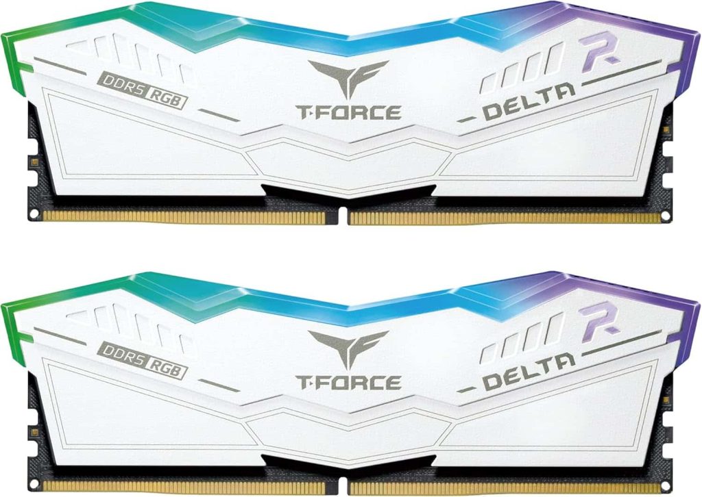 T-Force Delta RGB DDR5 32GB (2x16GB) 6000 – White