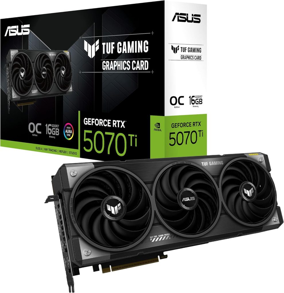 ASUS TUF Gaming GeForce RTX ™ 5070 Ti 16GB GDDR7 OC Edition Gaming Graphics Card