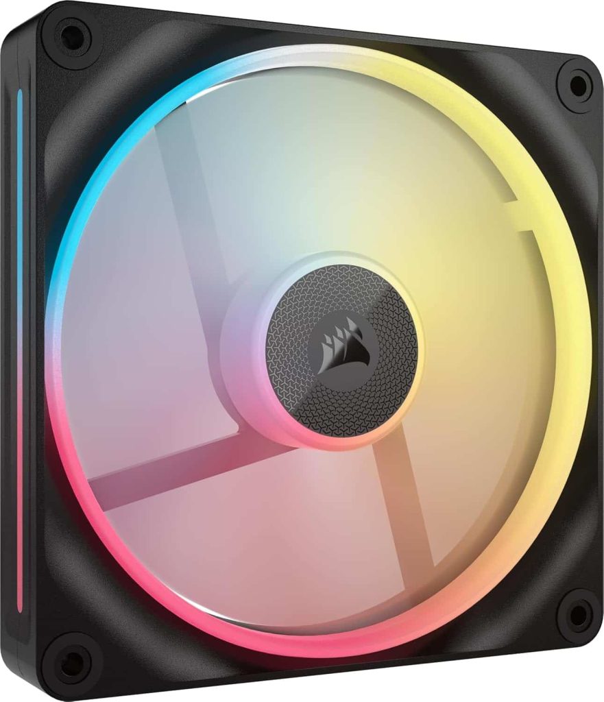 CORSAIR iCUE Link LX140-R RGB 140mm PWM Reverse Fan Black