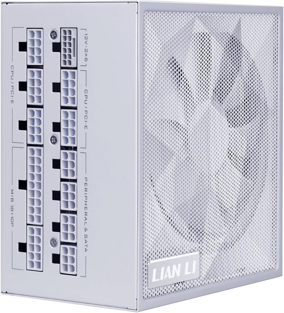 Lian Li SX1200P Platinum Compact ATX Form Factor 1200W Power Supply white