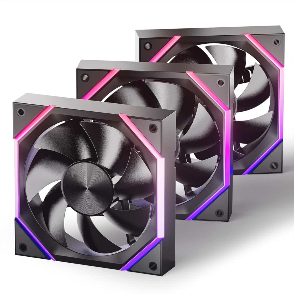Nyota 120mm Case Fans (3-pack)