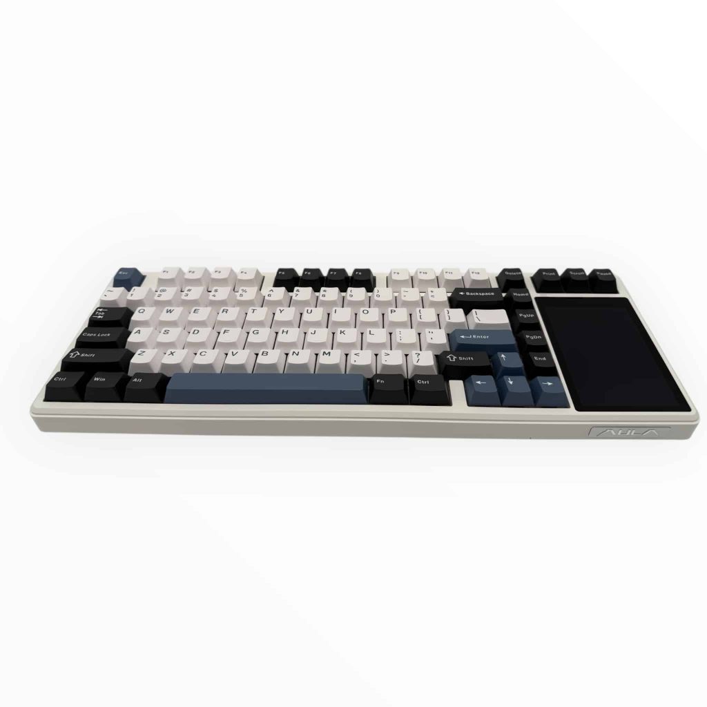 Mechanical Keyboard for Gamers & Creators — L99 Touchscreen (84-Key / 75%) White