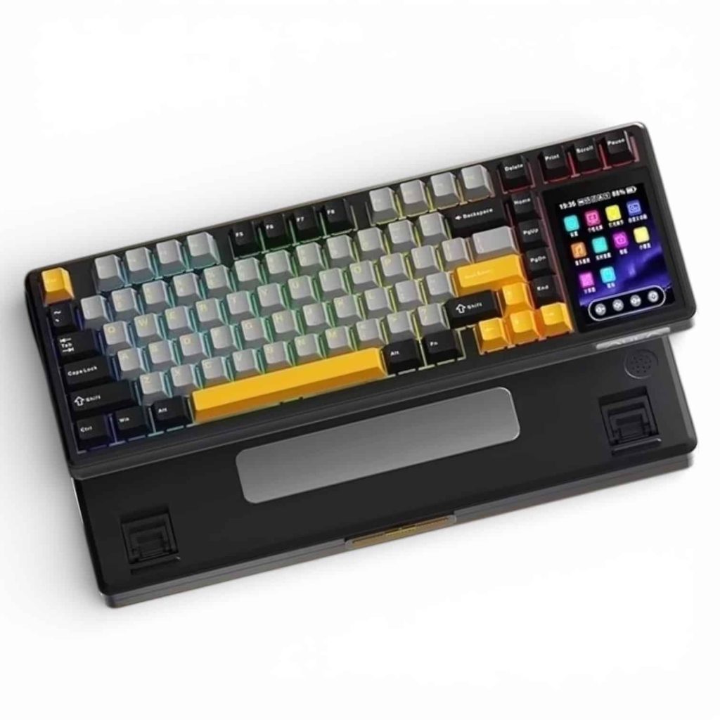 Mechanical Keyboard for Gamers & Creators — L99 Touchscreen (84-Key / 75%) Dark Gray