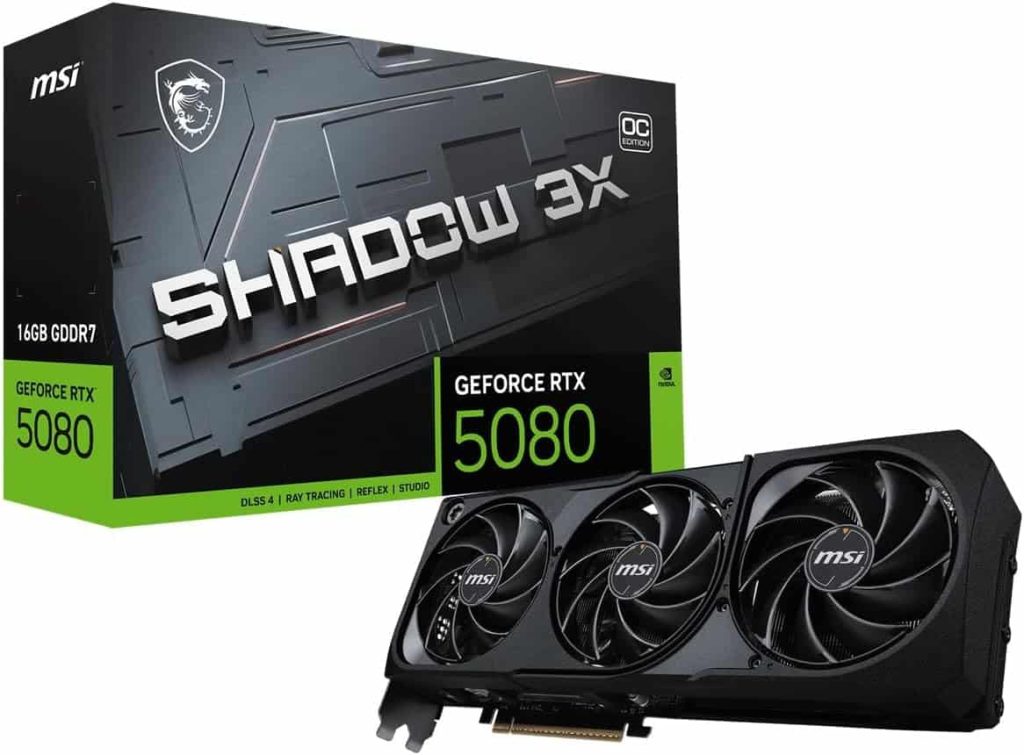 RTX 5080 Gaming X/Shadow 3X